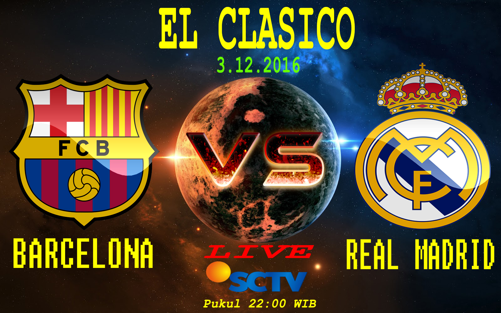 Prediksi El Clasico Barca Vs Madrid 3 Desember 2016