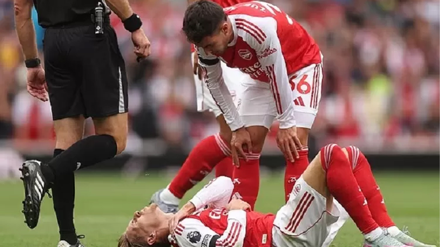 Arsenal hadapi cedera Odegaard dan Saka jelang Liga Champions